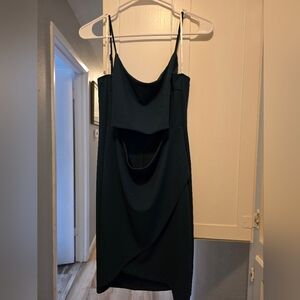 Lulu's Deep Green Mini Dress